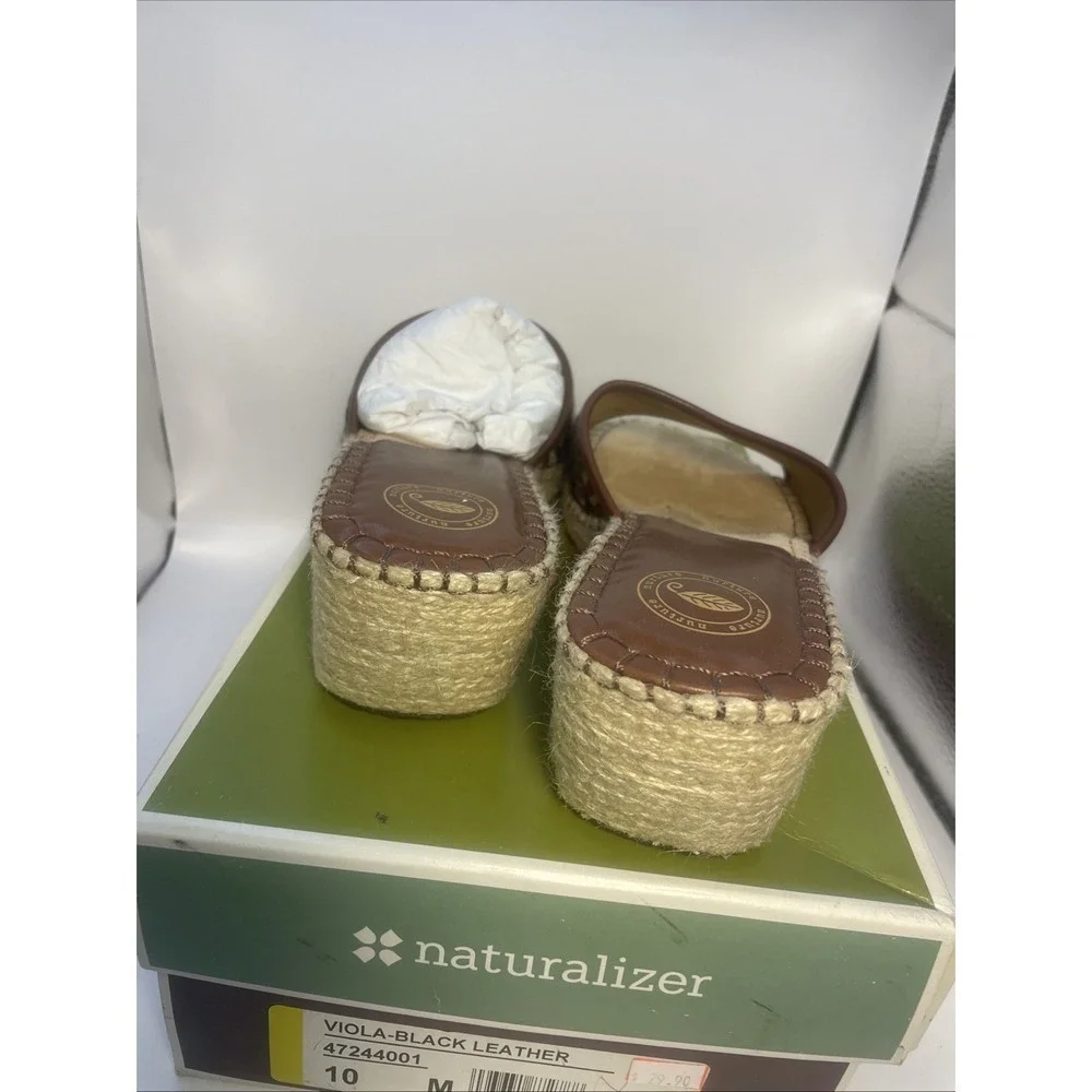 Nurture Leather Upper Slides Size 10 Medium Brazil